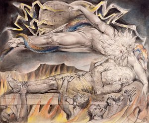 Les mauvais rêves de Job - William Blake